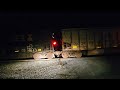 Chasing an ex- Conrail SD70MAC from Frederick to Mount Airy at night