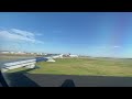 Airbus A319 landing at BNA (with a very hard flare)