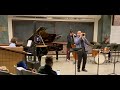 Tito Carrillo performing Carla Bley’s “Lawns” (jazz flugelhorn)