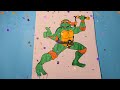 Ninja Turtles Michelangelo Coloring pages #ninjaturtles #coloring #kidsvideo