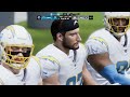 Chargers vs Raiders Week 18 Simulation (Madden 25 Rosters)