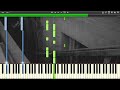 Kevin MacLeod - Classic Horror 3 (Synthesia Piano Tutorial)