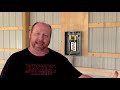 How to install a main breaker panel in a garage. -  Square D Homeline 100 Amp Main Breaker