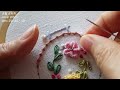 [무료도안/Free Pattern] 50스티치 입체꽃자수 l 50Stitch 3Dflower embroidery