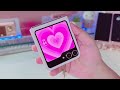 Z FLIP5 COVER SCREEN CUSTOMIZATION 🌸 ║ tips and tricks on making a  moving coverscreen wallpaper ║