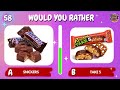 Would You Rather...? 🍔🍟 Junk Food Edition 🍦Hardest Choices Ever