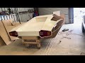 Lamborghini countach replica fibreglass body buck build at home ep1