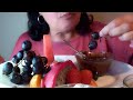 ASMR EATING  | FRUITS | MUKBANG NO TALKING | EATING SOUNDS | MEB ASMR