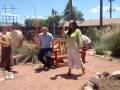 Drum march at Shambhala center