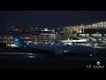 Night Plane Spotting at London Heathrow Airport - Single Runway Operations