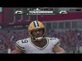 Funny pass with Aaron Rodgers