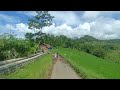 walking tour | Berjalan di desa hijau pegunungan Indonesia | Pemandangan eksotis Kampung air Ciwaru