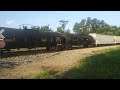 CSX M606 Leads with a CSX #4720 Flared SD70MAC in Flomaton Alabama