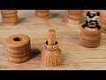 Making Wooden Rings Without A Lathe //Woodworking