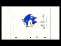 Sonic The Hedgehog Intro Remake Key animation Colored