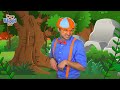 Blippi Visits Dinosaur Exhibition to Learn About Eggs and Fossils | Blippi | Moonbug Kids - Fun Zone