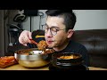 ASMR MUKBANGㅣSpicy stir-fried small octopus & Egg Roll & Kimchi StewㅣEATING SHOW