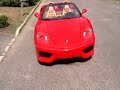 Red Ferrari 360 Modena Spider Ride!!!!!!!!