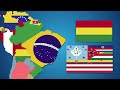 All American Countries in 1 Flag | Flag Animation