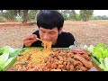 ก๋วยเตี๋ยวไส้ตุ๋นแกล้มผักสดแซ่บคักอีหลีครับพี่น้องMUKBANG EATING SHOW/โก้อีสานพาแดก