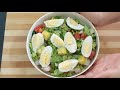 AVOCADO EGG SALAD | healthy salad for weight loss | keto salad | egg salad recipe | avocado salad