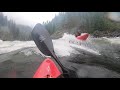 Kayaking video of Selway River in Idaho level 16,100 cfs I think 5.5 feet on the stick gauge