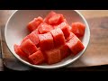 How to Cut a Watermelon into Cubes