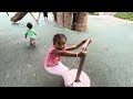 Playground fun with Big Sister Nana