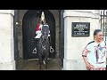 That is one of the reasons that tourists are no longer allowed to touch the horses at Horse Guards.