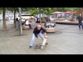 Skating Street Performer in Berlin