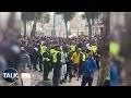 Shocking Moment Masked Man Runs With MACHETE On London Street At Notting Hill Carnival