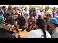 Smokey Town singers at Rocky Boy Powwow 2024 - Sunday Intertribal