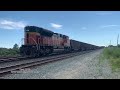 BNSF Coal Train At Mud Bay w/Montana Rail Link Power 07/08/24