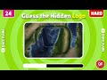 Guess the Hidden LOGO By ILLUSION ✅🍔🍟| Easy, Medium, Hard Levels | Logo Quiz