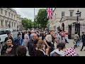 Armed Police And Corporal Of Horse Asks The Crowd To Move For Changeover! | Horse Guard, Royal Guard