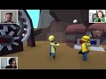 3 MINIONS DRIVING PORSCHE in HUMAN FALL FLAT