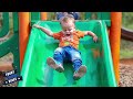 Baby Slide Fails - Naughty Babies Having Trouble With Slide || Funny Vines