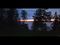 5 23 2024 sunset on Pelican Lake Orr MN