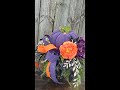 DIY Halloween Candlestick Floral Arrangement