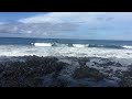 Kona, Big Island, Hawaii waves with sound.