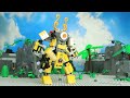 Lego City Police & Army vs Super Robot