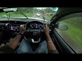 Relaxing Drive In Rain | POV Drive | Toyota Fortuner | Athirappilly |4K | ASMR | The Carguy | #10 |