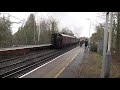 steam train at speed # 246