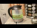 How to use the Chefman Electric Glass Tea Kettle