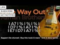 Southern Rock / Blues Backing Track in A (One Way Out - Allman Brothers)