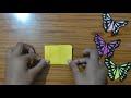 origami butterfly bookmark easy for kids  ,  cute bookmark ideas , #origami , #papercraft