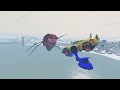 Live Epic battle between Lightning McQueen Eater Giant Bot VS Spider Eater |BeamNG.Drive