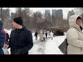 [4K] Central Park Snow Walk ❄️ First Snow of 2024!