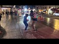 Little boy dances with homeless guy🥰