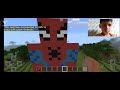 revealing my 3 statues in minecraft